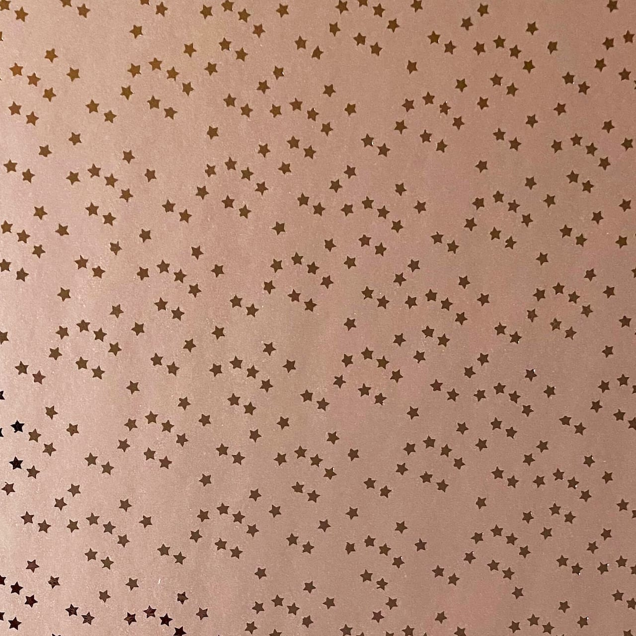 Blush Foil Stars Premium Gift Wrap by Celebrate It™